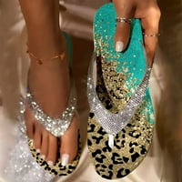 Sandale za žene Dressy Ljeto, Ženske sandale cipele Sparkly Casual Sandals ravne sandale Flip flop slatke