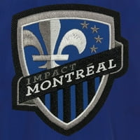 Muški JH dizajn plavi montreal udara najlonska jakna za bomber