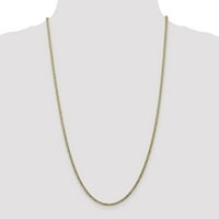 10k zlatni polusivični veznik lanac ogrlica nakit pokloni za žene - 2. grama