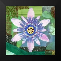 McGee, Jenny Black Moderni uokvireni muzej umjetnički print pod nazivom - Strast cvijet II