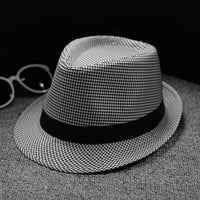 Sunčani šeširi za žene muškarci i retro jazz šešir Britanskog sunčanog šešira Travel Sunčani šešir Jedna