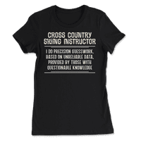 Smiješna košulja za skijaške strukture Cross Country - radim preciznost