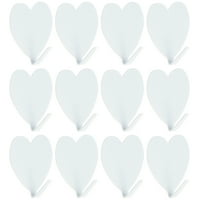 Željezni Snažni ljepljivi vješalice u obliku srca Zidne kuke za kuke za kaput sazvališta za kupatilo