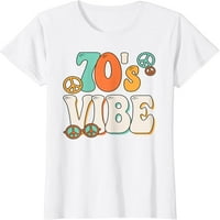70-ih Vibe Costim 70s Outfit outfit Groovy Hippie Pear Retro majica
