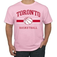 Wild Bobby Grad Toronto košarkaška maštarija navijača za muške majice, svijetlo ružičasta, 4x-velika
