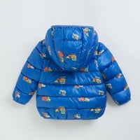 Anuirheih Toddler Kids Baby s kapuljačom jakne crtani kaput s toplim zimskim dupućima na prodaju