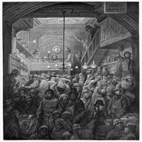 Dore: BillingsGate, 1872. NbillingsGate Fish Market u rano jutro. Graviranje drva nakon gustave dore
