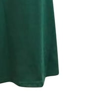 SimplMaygeni ženske haljine bez rukava Okrugli vrat za čišćenje plus veličina suncokretovog štampanja čipka mini haljina