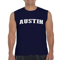 Arti - Muška grafička majica bez rukava, do muškaraca veličine 3xl - Austin