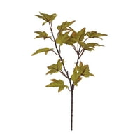 LisingTool Početna Dekor Umjetni javorov listovi Podružni jeseni listovi stabljika Vanjska za kućnu
