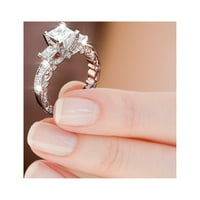 Xinqinghao Diamond Ring Popularni izvrsni prsten jednostavan modni nakit Popularni dodaci Rose Gold