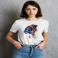 Pastell šarene bokserske majice Boxer-a žene - Weekday Best Designs, Ženska X-velika