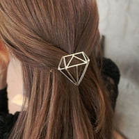 Klip za kosu Geometric, Metal Legura Slatka Fancy Retro Vintage Korejski stil kose Barrettes Pinge za