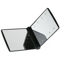 Osvijetljeno šminkalno ogledalo Prijenosno kompaktno 8-LED kozmetička svjetla Ogledala