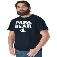 Papa medvjed tata očev dan Pawprint muške grafičke majice Tees Brisco brendovi