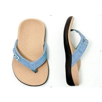Gomelly Women Ljetne cipele Clip Toe Flip Flops Comfy Sandals Flats Casual Beach Sandals