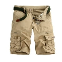 Teretne kratke hlače za muškarce opuštene fit muške teretne kratke hlače opušteno FIT-u više džep na