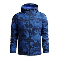 Muške jakne jesen i zimski slobodno vrijeme plus veličina na jaknu od odjeće Plava 6