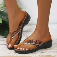 Jsaierl Chunky pete sandale za žene Ležerne prilike ljetni isječak Sandale Comfy šuplje sandale hodanje