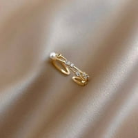 Toyella prsten ženska modna ličnost Inde prstena za prste plima hladna vjetra modni obični prsten J105