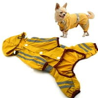Dog Raincoat Jednoslojni štenad kišni kaput Vodootporan prozračni kućni ljubimci Mala pasa Kišna odjeća