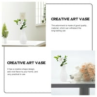 Moderna nordijska kućna vaza kreativna jednostavna plastična vaza jednostavan dekor bijeli