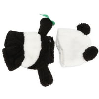 Panda PET kostim, smiješni pas Božićna odjeća Mekani materijal sa strankama za male i srednje pse za