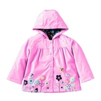Toddler baby Boys Girls Crtani ispis kapuljača s kapuljačom dugih rukava Vjetrootporni kaputi jakna