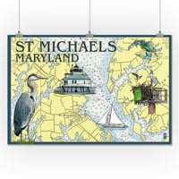 St. Michaels, Maryland, nautička karta