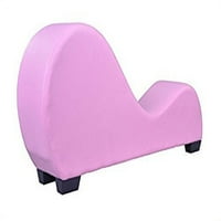 Ružičasta kožna joga stolica STRETER RELA SE Stolica Ljubav izrada punog drvenog okvira