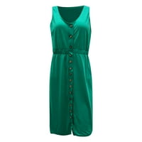 B91XZ Ljetne haljine za žene Ženske sekvence O vrat Dugih rukava Samostojeće haljine Tanke elegantne