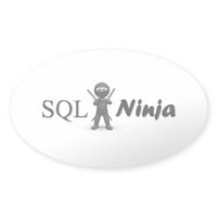 Cafepress - SQL Ninja naljepnica - naljepnica