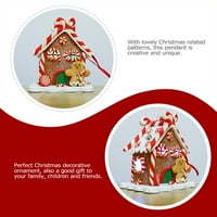 Ornament za božićne kabine Polimerni gline Privjesci za kuću Božić