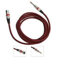Mikrofon kabl Audio Cord XLR to 1 4in Cord Jorindo XLR do muške kabel uravnoteženi signal Interconnect