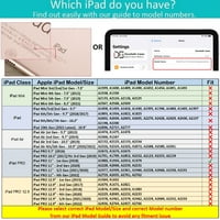 iPad Pro Generation [Pro 1st] a ispisani lagani udar upijajući fleksibilan TPU zaštitni jasan slučaj