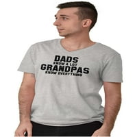 Djed zna sve djed s majicom na vratu majica, majica za muškarce BRISKO L