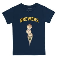 Mladišta Tiny Turpap Mornary Milwaukee Brewers Triple Scoop majica