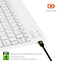 U lagana tastatura i miša sa pozadinom RGB svjetla, višestruki tanak punjiva tipkovnica Bluetooth 5.