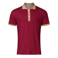 Vedolay muške majice za muške polo majice kratki rukav s kratkim rukavima Brza suha golf košulja Lagana