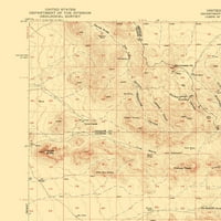 Mapa Topo - San Simon Arizona Quad - USGS - 23. 27. - Matte platno