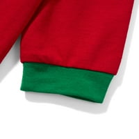 Sunost božićne pidžame za obitelj podudaranje PJS setovi santa gornjim i prugastim hlačama Jammyes pidžama