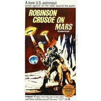 Hollywood Photo Archive Crni moderni uokvireni muzej umjetnički print pod nazivom - Robinson Crusoe