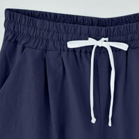 Ljetne modne kratke hlače za ženske pamučne pamučne pamučne pamučne pamučne pantalone plus veličine