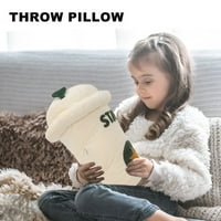 Meka plišana jastučna igračka slatka punjeni jastuk u obliku kafe za ukras za spavanje sa izvrsnim šivanjem za idealan poklon