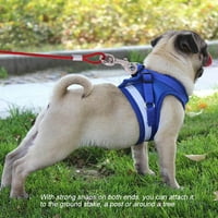 Čelični kablovski pas, povodac za kućne ljubimce jaki izdržljiva plava crvena konop otporna na crvene