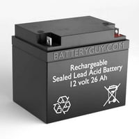 Batterguy Vision CP12240H Zamjena 12V 26Ah baterija - baterijski premaz brend ekvivalent