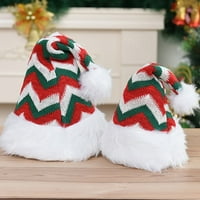 Stabilna odjeća Fluffy Santa Hat odrasli Božićni kape za muškarce za muškarce Žene i djeca Holiday Decoration