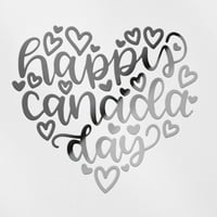 Prozirne naljepnice naljepnica Happy Canada Day Premium vodootporne vinilne naljepnice za prijenosna