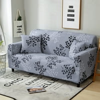 Ispisani kauč za kauč za kauč - cvjetni uzorak kauč na kauču sa jastukom za rastezanje kauč na razvlačenje