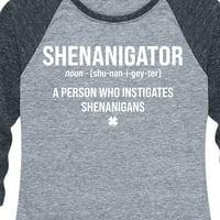 Instant poruka - Definicija šenanigatora - Ženska grafička majica Raglan